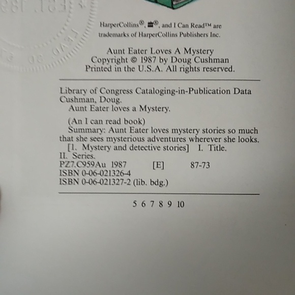 Aunt Eater's Mystery I Can Read Level Book Daycare Preschool Home School - Picture 7 of 14